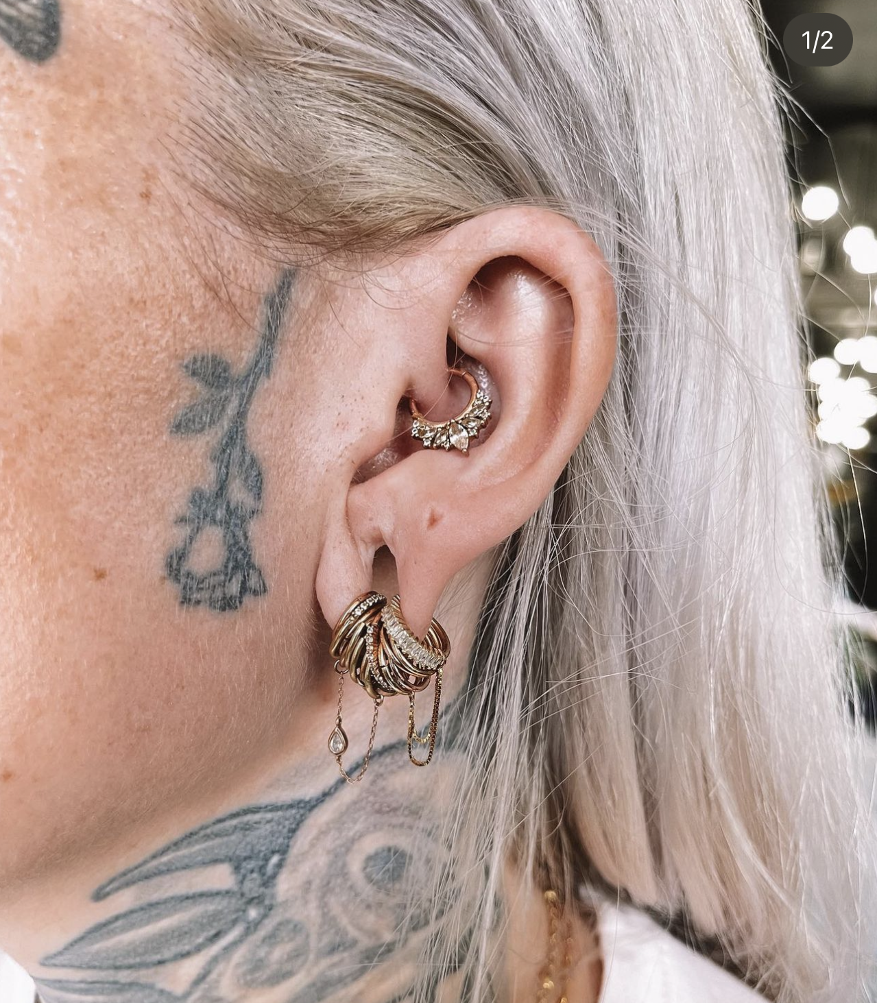 How to Mix and Match Jewelry for a Curated Ear Look