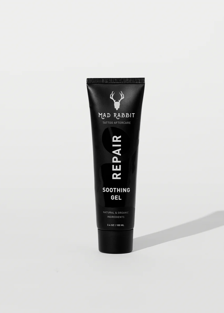 mad rabbit, tattoo soothing repair gel aftercare