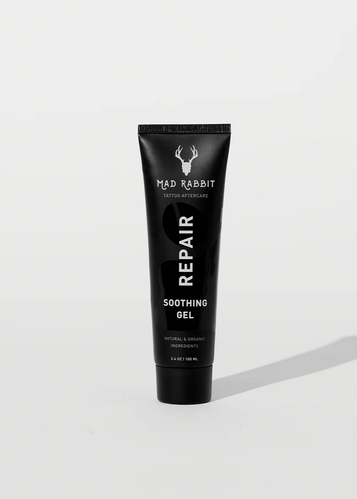 mad rabbit, tattoo soothing repair gel aftercare