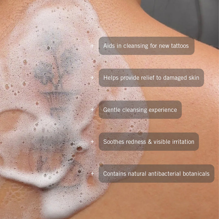 madrabbit foaming soap  on skin