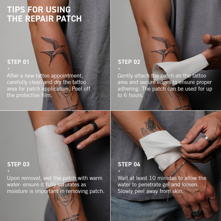 mad rabbit how to use the repair patch tattoo aftercare
