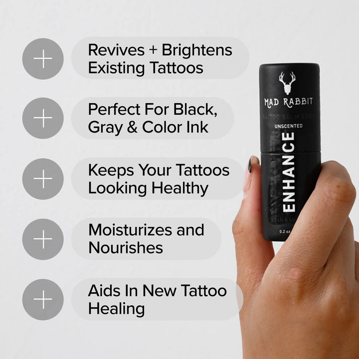 mad rabbit enhance aftercare tattoo balm
