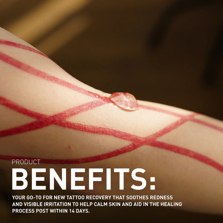 tattoo aftercare that speeds up tattoo healing and reduces irritation in skin 

