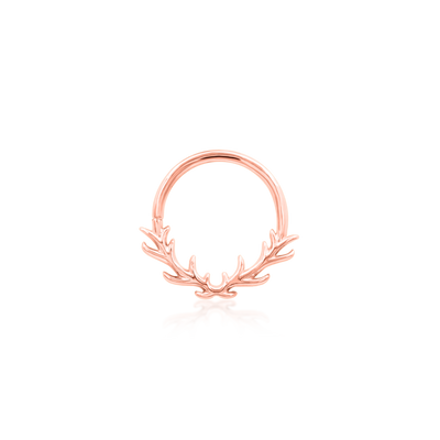 rose gold clicker with antler rings seamless 