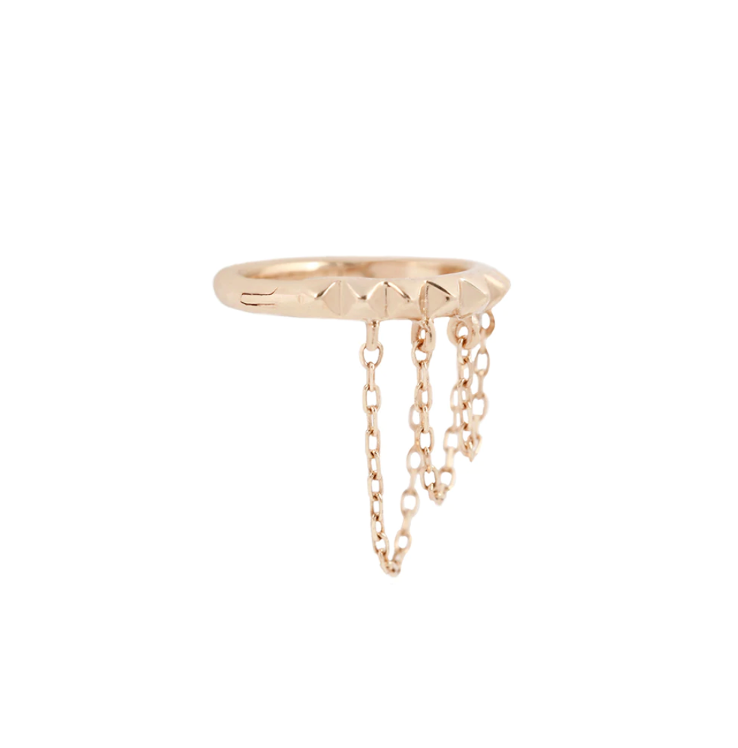 rose gold 14k clicker ring