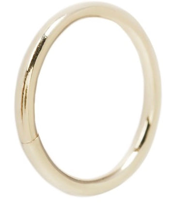 yellow gold 14k seamless ring