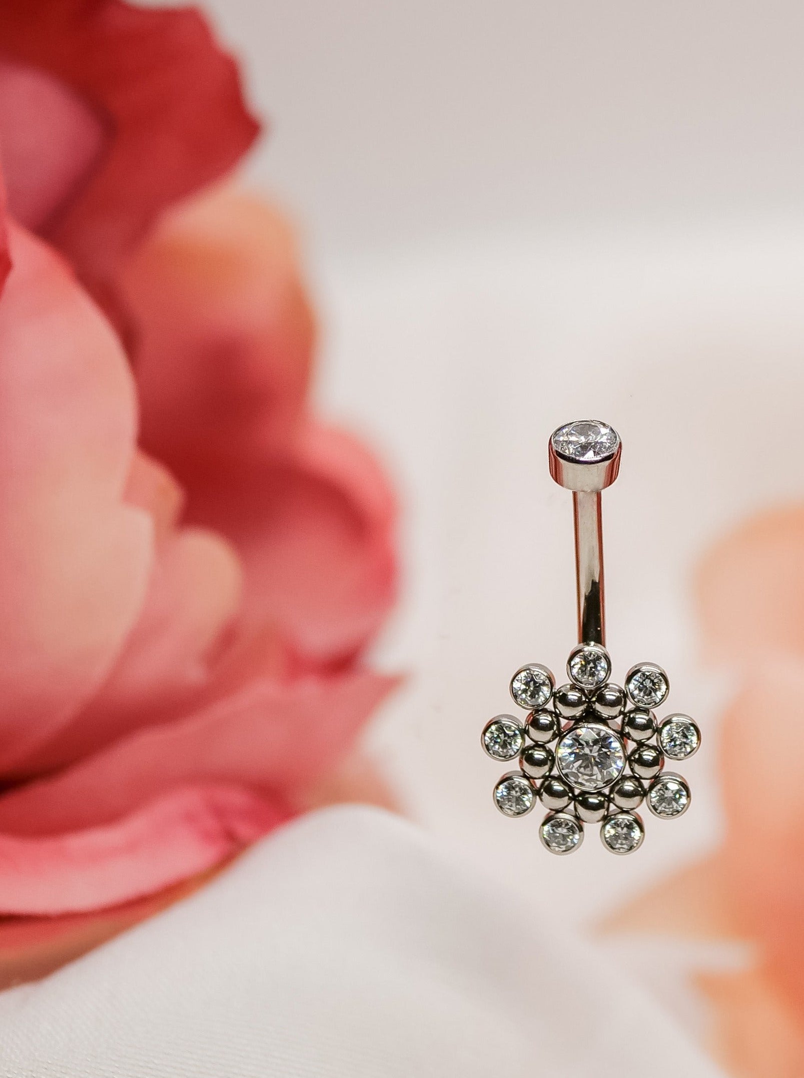 Swarovski belly piercing on sale