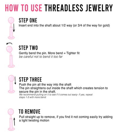 how to change body jewelry